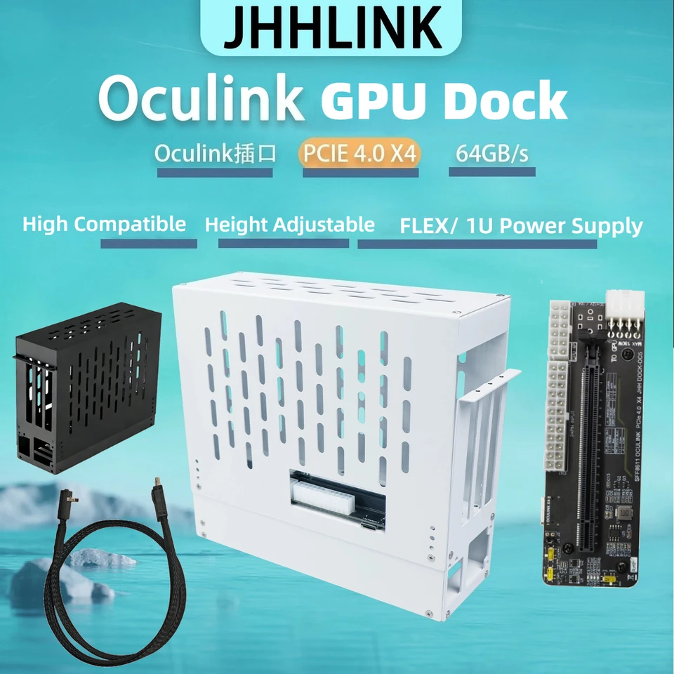 PCIE 4.0 X4 eGPU Cable SFF8611 Oculink 50cm