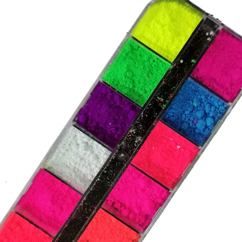 1Pcs Losse Poeder Oogschaduw Palet Minerale Nail Art Decoraties Pigment Neon Tl Oogschaduw Stof Make-Up Cosmetische