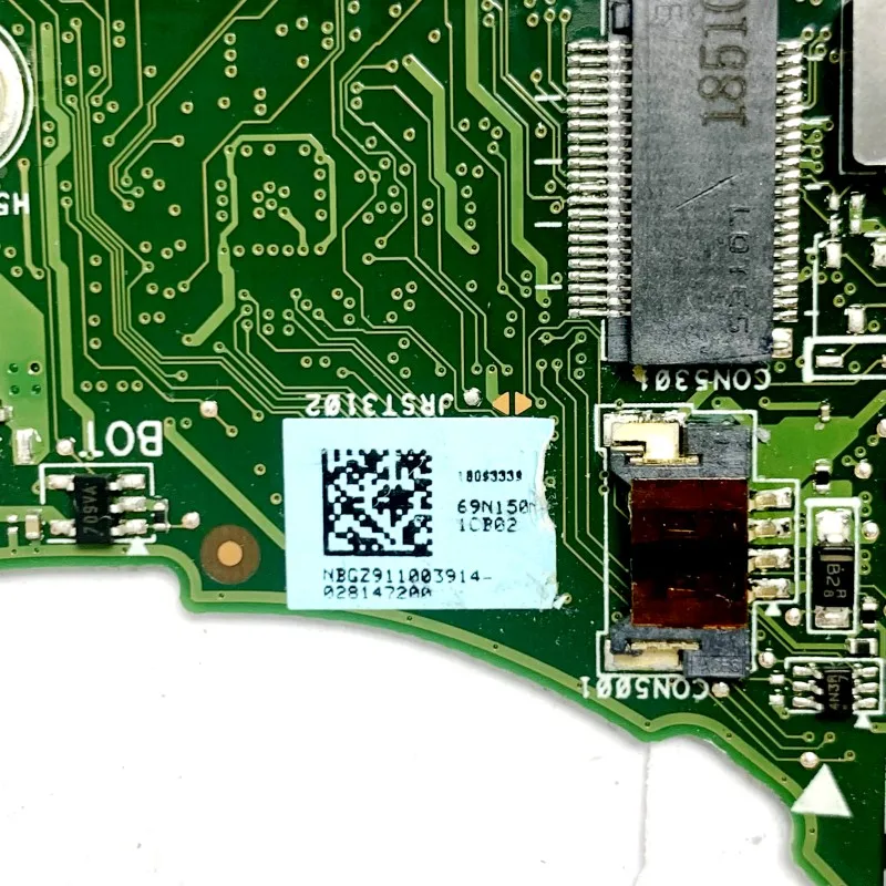 ER5EA REV:2.3 Scheda Madre Per ACER Swift SF315-52 SF315-52G Scheda Madre Del Computer Portatile NBGZ911003 Con SR3LC I7-8550U CPU 100% Funziona Bene