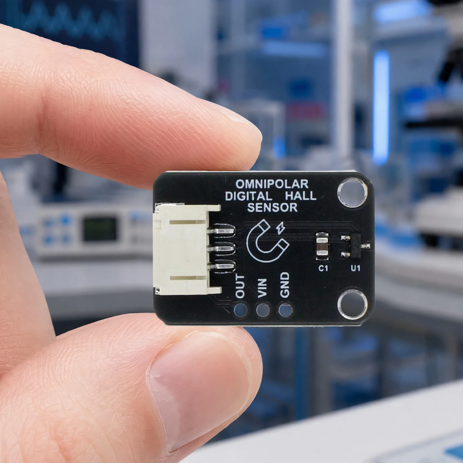 Digital Hall Magnetic Sensor Module DRV5032 ±20mT-±150mT 30kHz for Switch Latch Output