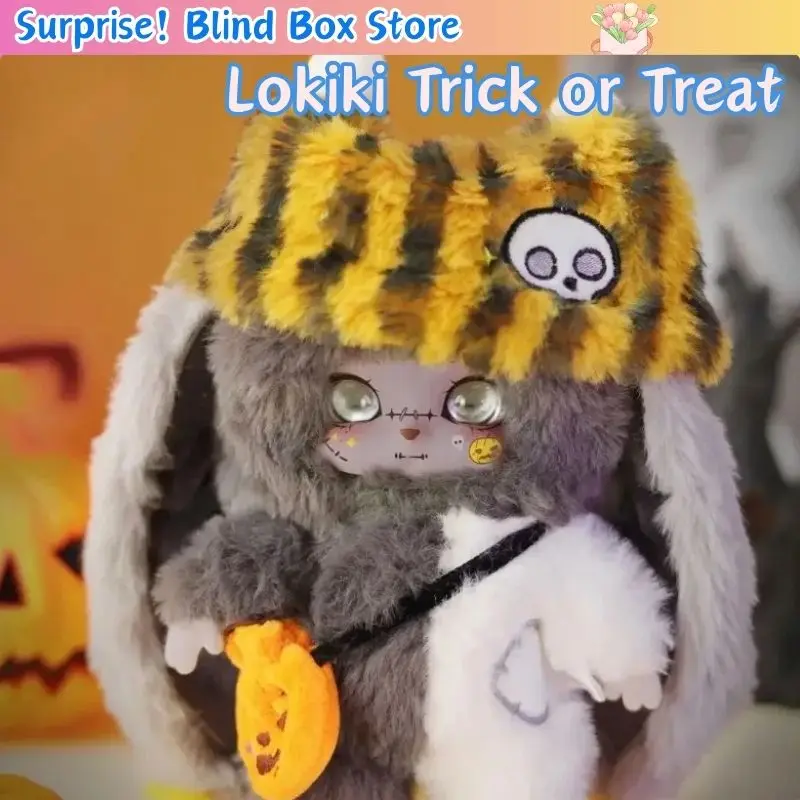 

Новая оригинальная серия Lokiki «Кошелек или жизнь» на Хэллоуин, слепая коробка, тыква, череп, кролик, тема Хэллоуина, фестиваль, ограниченная серия, подарок