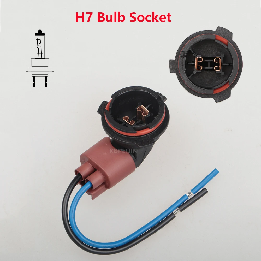 1x For Mercedes Benz W204 Opel Astra g Fog Light H7 Bulb Holder Connector Socket Adapter Accessories