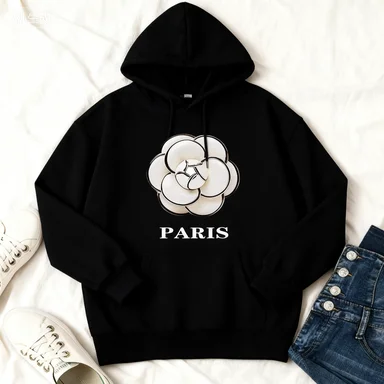 

The latest round-neck letter-printed women's hoodie and fashionable casual men's hoodie for the 2025-26 autumn and winter season