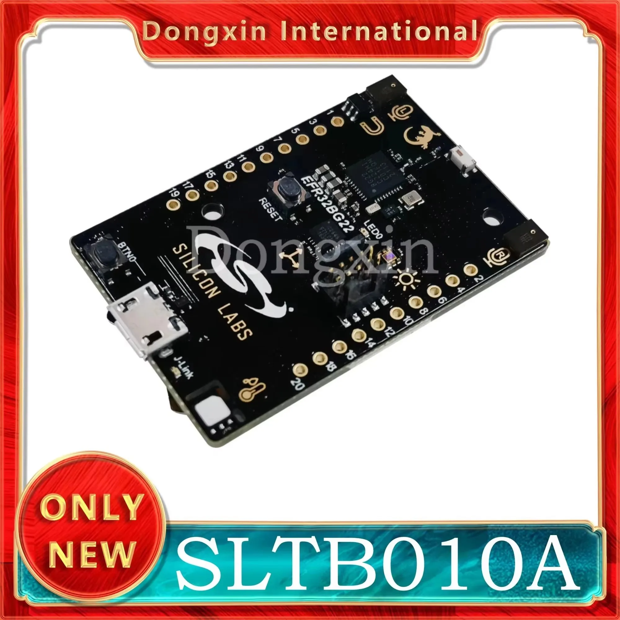 

Платформа для разработки IoT-устройств Thunderboard на базе SoC Efr32bg22 с Bluetooth 5.2, модель SLTB010A