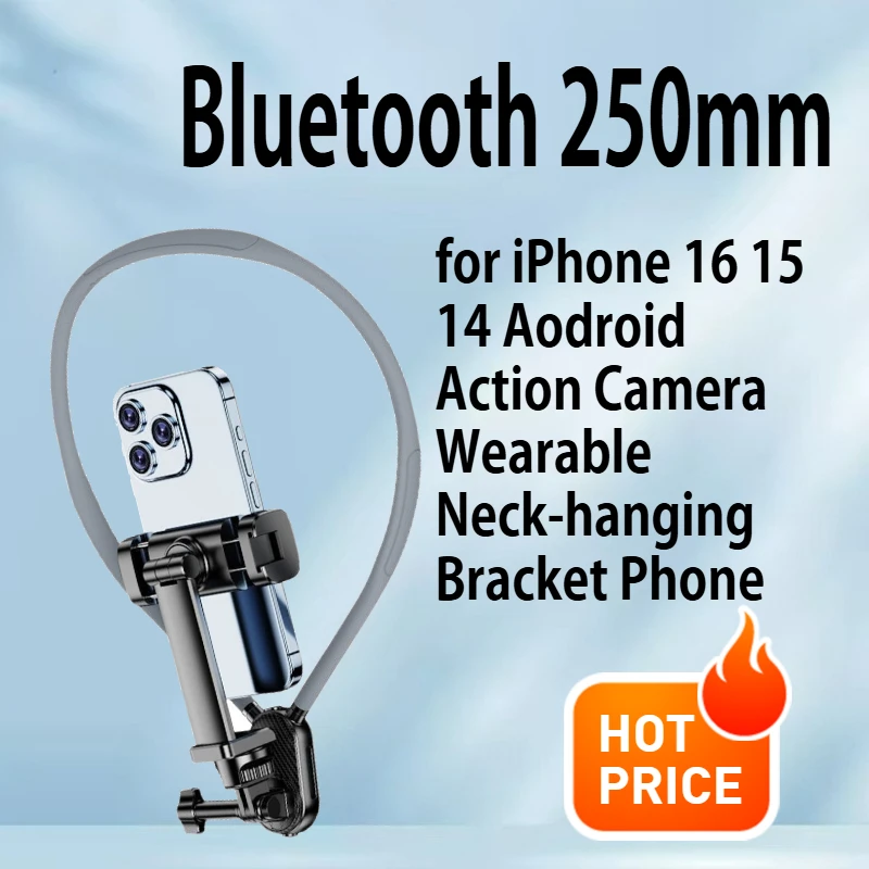 

person perspective neck hanging phone holder magnetic shooting artifact sports camera accessories anti shake chest fixation