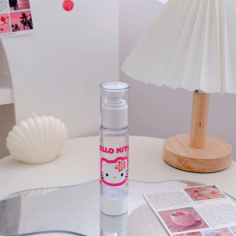 50 مللي مرحبا كيتي رذاذ زجاجة الكرتون لطيف امرأة الملحقات Kawaii فتاة هدية زجاجة تخزين العطور ألعاب أطفال دمية بالجملة