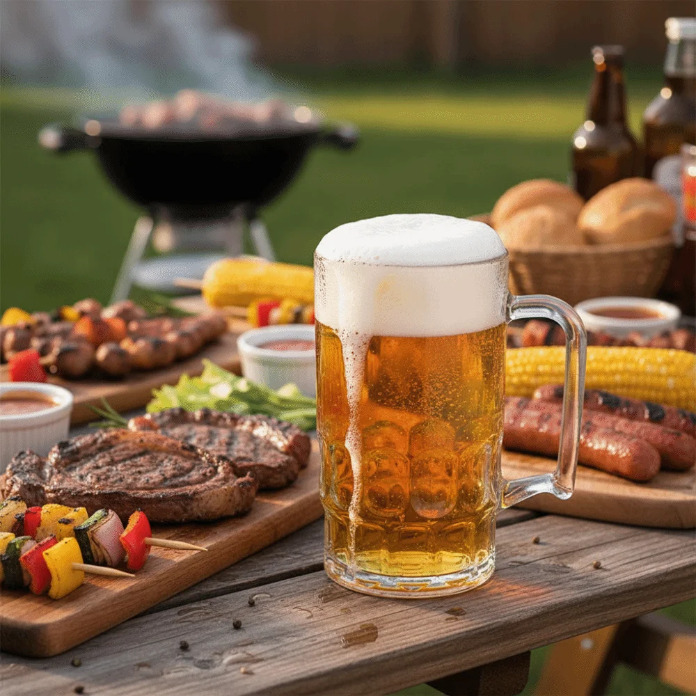 耐久性のある模造ガラスプラスチック製ビールカップ、壊れないハ - Wine Beer Drink のレビューと価格