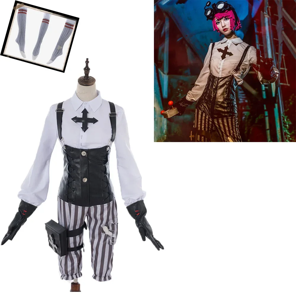 

Game Identity V Cosplay Costume Tracy Reznik Cosplay Costume Halloween Carnival Party Machinist Cosplay Full Set