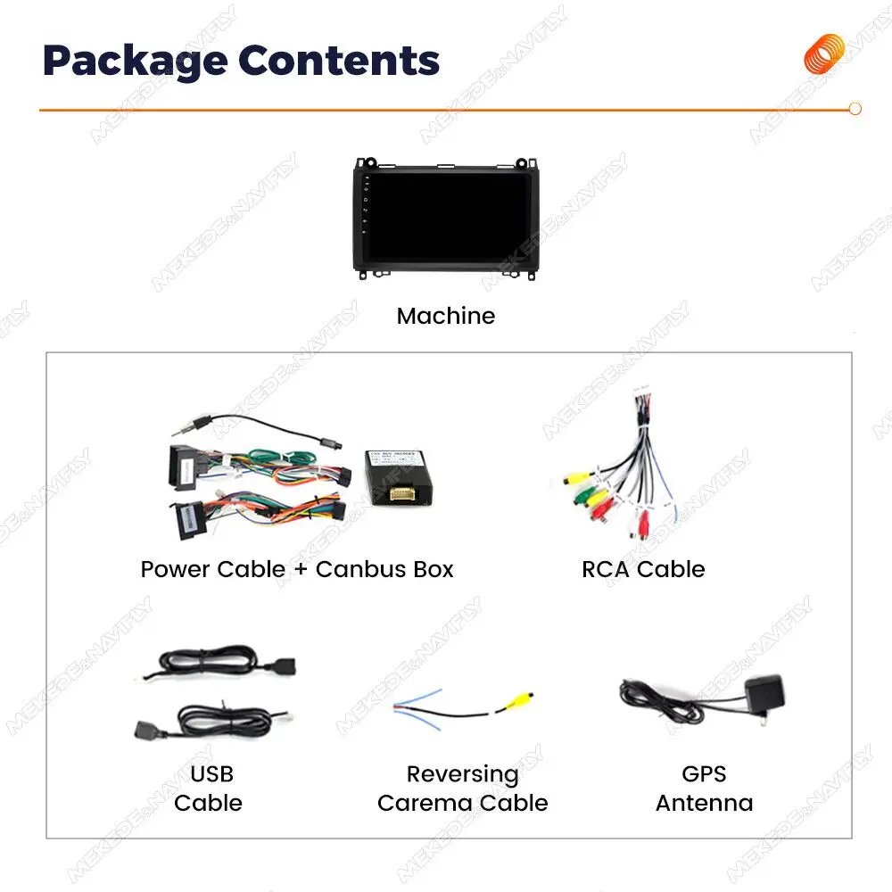 2025 جديد أندرويد 14 راديو تلقائي ستيريو مشغل ملاحة الوسائط المتعددة CarPlay 2Din لمرسيدس بنز W169 W245 B200 W906 Sprinter #6