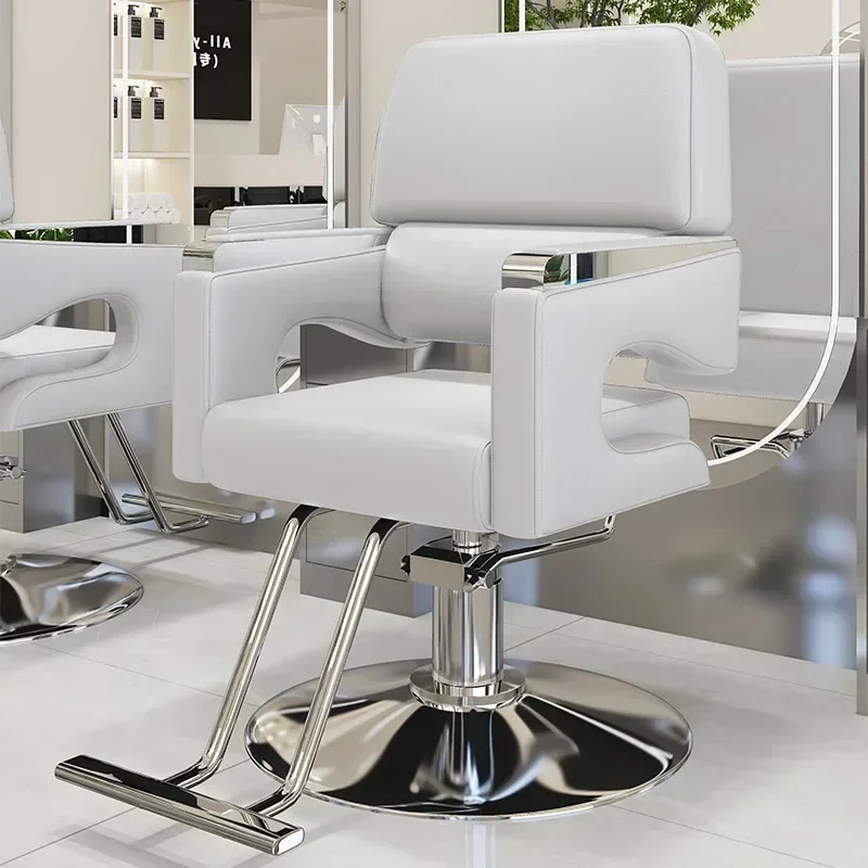كرسي حلاق بسيط إسكندنافي عصري لصالونات التجميل الجمالية كرسي تصفيف الشعر المريح أثاث الشعر المخصص من Kapperstoel