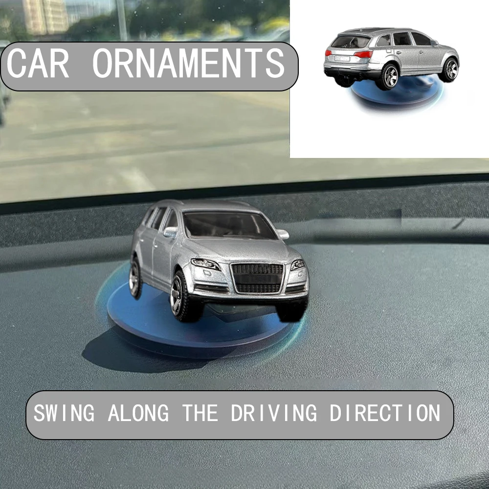 

Car Drift Rotating Ornaments Auto Dashboard Turning Racing Model Deco Carindividuality Center Console Decoration For Q7 RS5