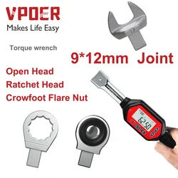 Open Ended Insert Tools 9X12 drive Torque wrench Head Changeable head Ratchet Insert Tools head