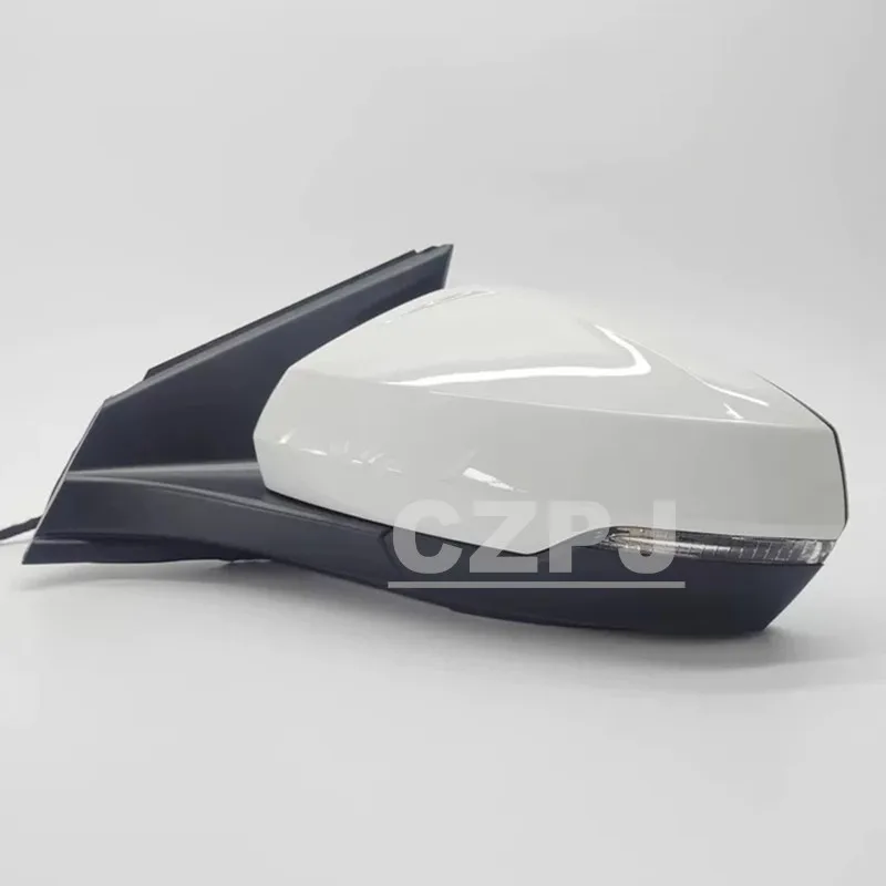 6 Wires Manul Folding Car Rearview  Reversing Side Mirror Assembly With LED Turn Signal For Volkswagen Polo Plus 2019~2023