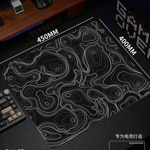 Alfombrilla de ratón de cristal fotovoltaico para juegos XXL, superficie templada de gran tamaño para FPS eSports, alfombrilla de escritorio profesional con deslizamiento ultrasuave