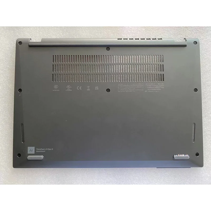 OEM Replacement For Lenovo Thinkpad L13 GEN 3 5M11K83374 Black/Silver Bottom Cover Lower Case