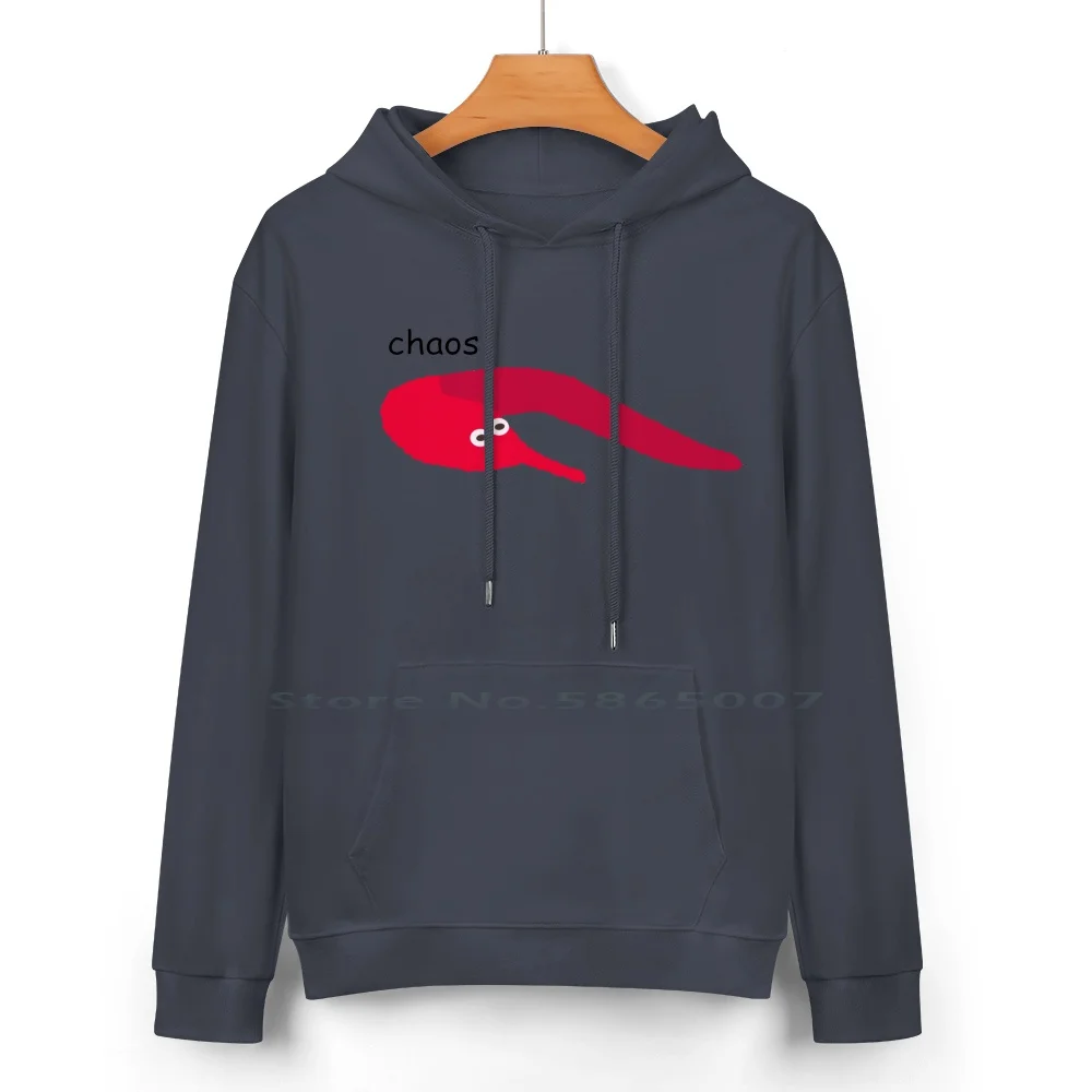 Chaos Pure Cotton Hoodie Sweater 24 Colors Worm On A String Meme Worm Meme Red Worm On A String Worm On A String Design