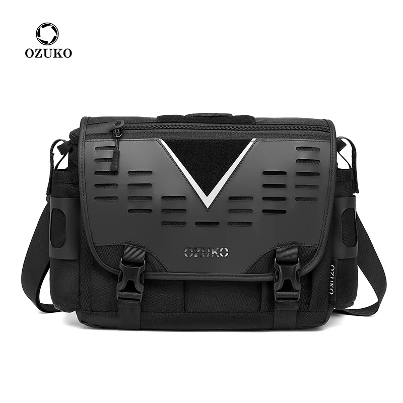 

Trendy Brand Messenger Bag, Outdoor Functional Fashion Sports Men's Crossbody Single-Shoulder Bag