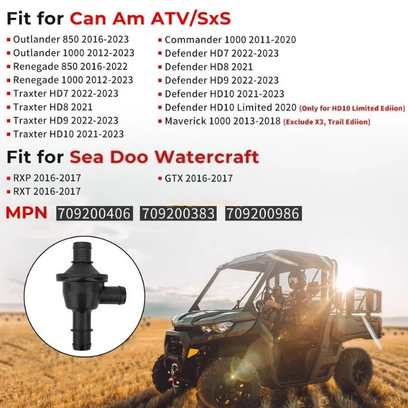 

709200406 For 2012-2022 Can-Am Outlander Commander Maverick 1000 850 Thermostat 709200383 709200986 2013 2014 2015 2016 2017