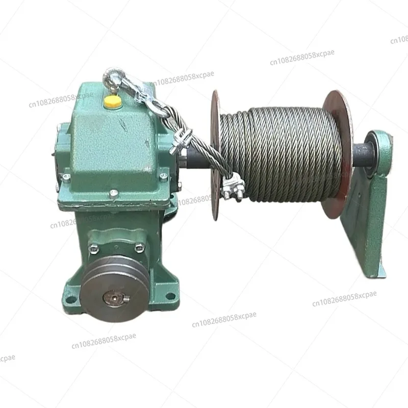 Reducer for Small Crane New Model Aluminum Shell Gearbox Copper Gear Feed Machine 300-400kg
