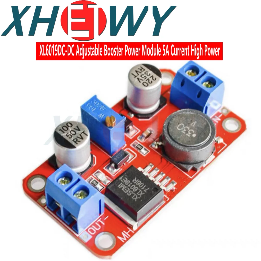 XL6019 DC-DC Step Up Power Module DC-DC Boost преобразователь напряжения Регулируемый источник питания с выходом от 3 в-40 в до 5 в-45 в