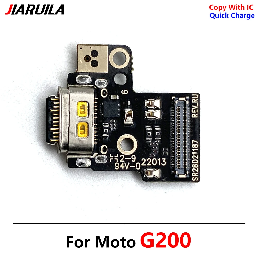 USB Charging Port Connector Board Flex Cable For Moto G200 Charging Plate Dock Connector Flex