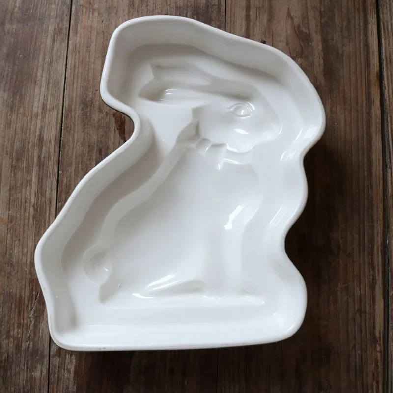 Hard Porcelain Spring Series Rabbit Lamb Cake Mold