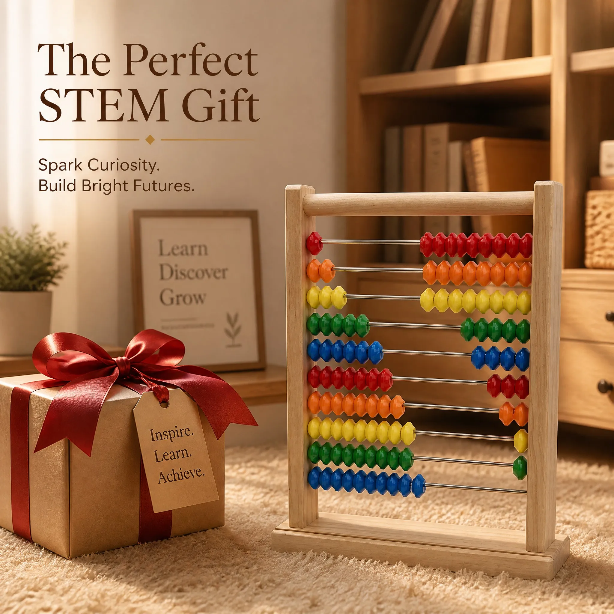 Houten 10-koloms abacus rekens - Kids Education Calculator recensie en prijs