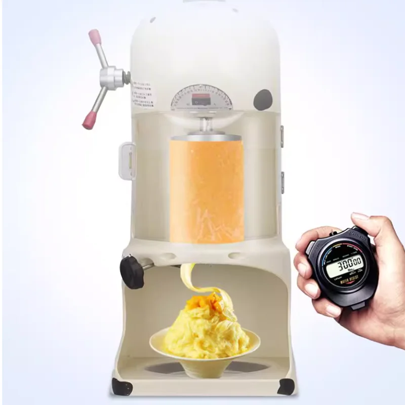 Electric Ice Block Shaver Machineautomatic Shaved Ice Cream Machine Commercial Snow Ice Shaving Maker