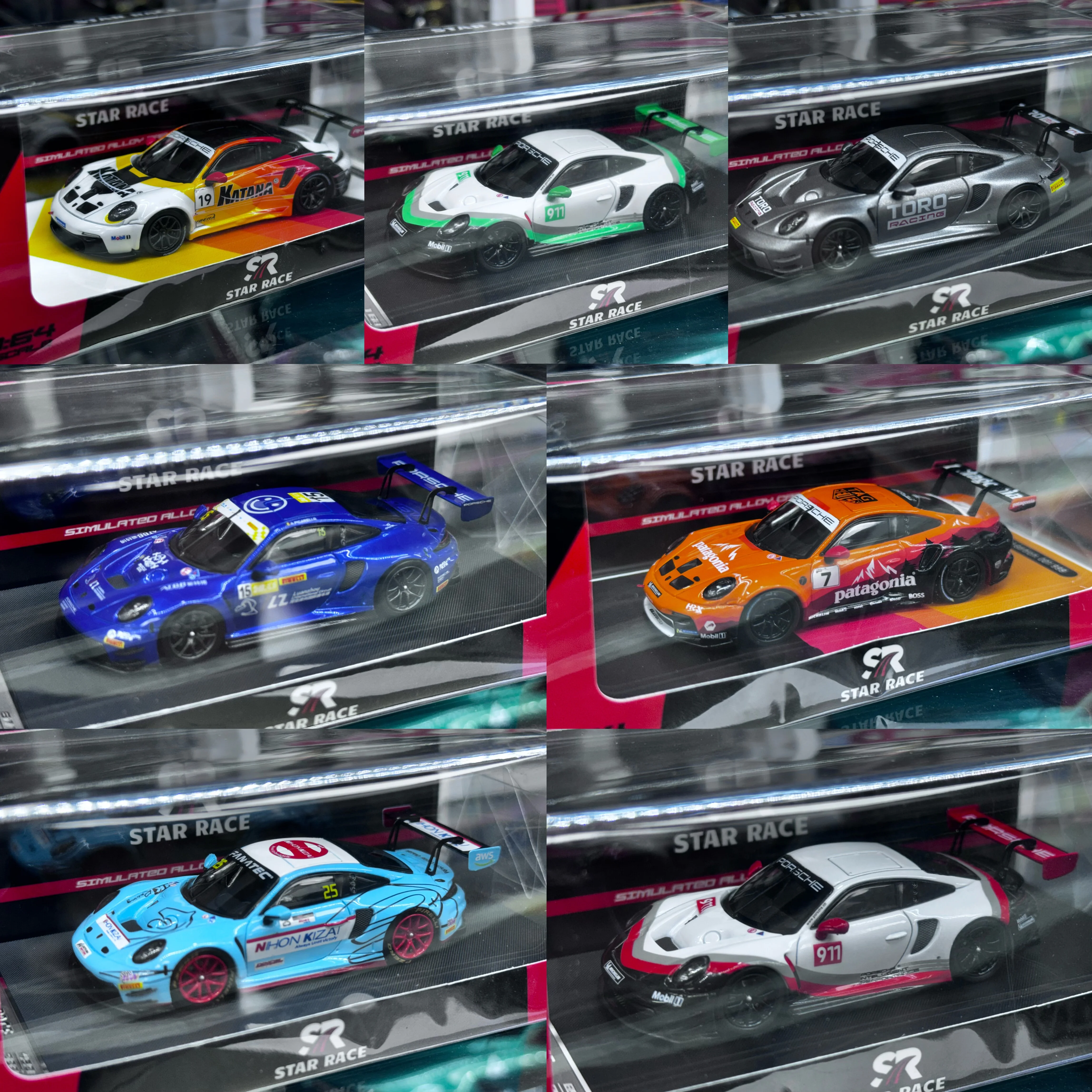 

1:64 Star Racing Sr Porsche 911 Gt3 Racing Alloy Car Model