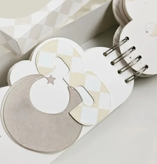 Mmao Craft Metall-Stanzformen, Stern-Mond-Rahmen, Scrapbook-Papier-Bastelmesser, Schablonen, Stanzformen