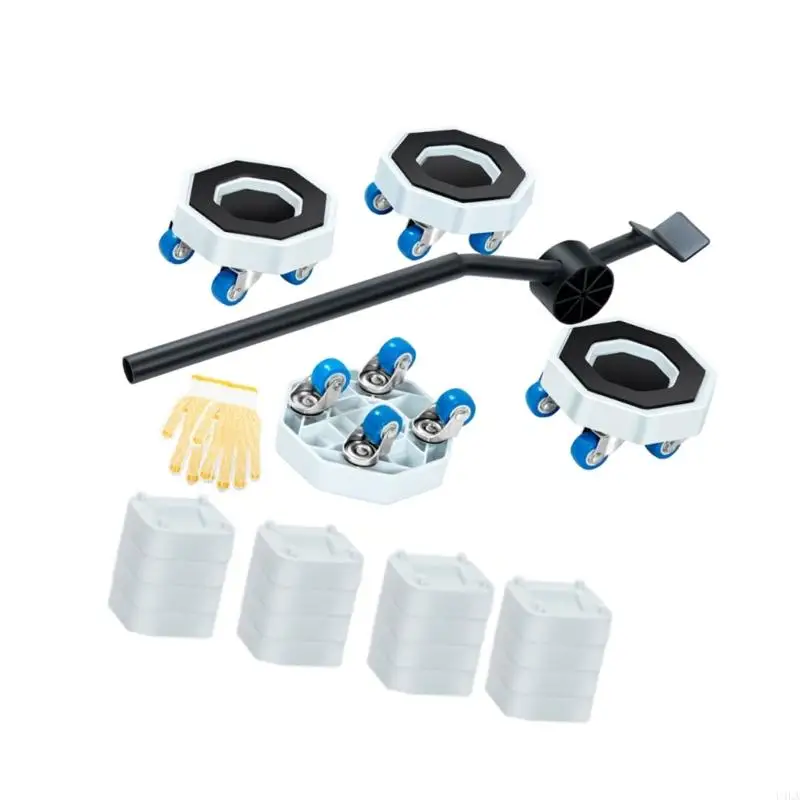 U4LA Furniture Moving Transport Roller Set Sofa Mover Wheel Heavy Duty Furniture Lifter Transport Tool Easy to Use