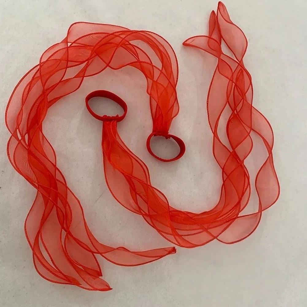 Czarne Nowoczesne Akcesoria do Tańca Towarzyskiego Samba Opaska na Nadgarstek w kolorze bordowym Akcesoria do Strojów Scenicznych Ręka Pływająca Falująca GB Dance