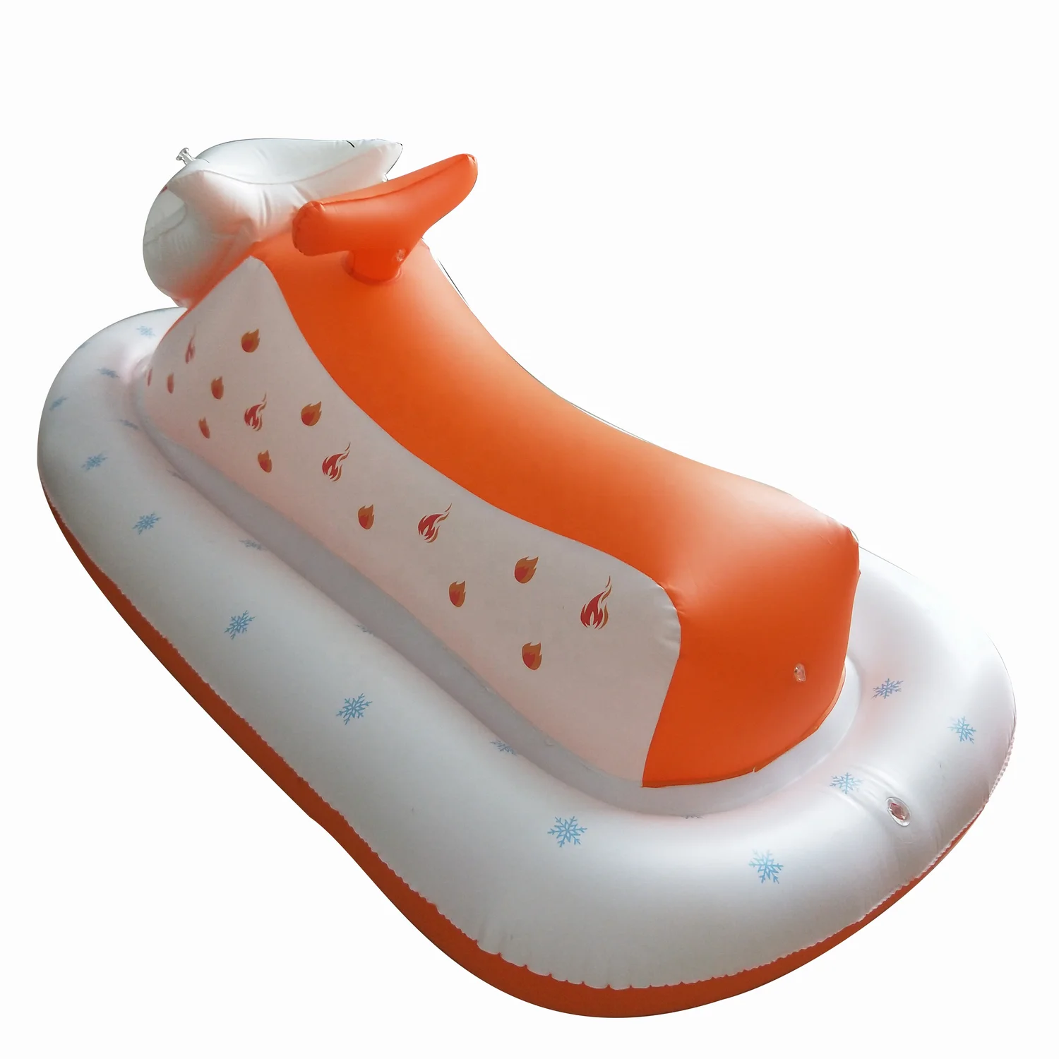 Inflatable Motor Ride-On Skiing Tube Portable Foldable Snow Jet Skis Convenient Inflatable Jet Ski Sled Product