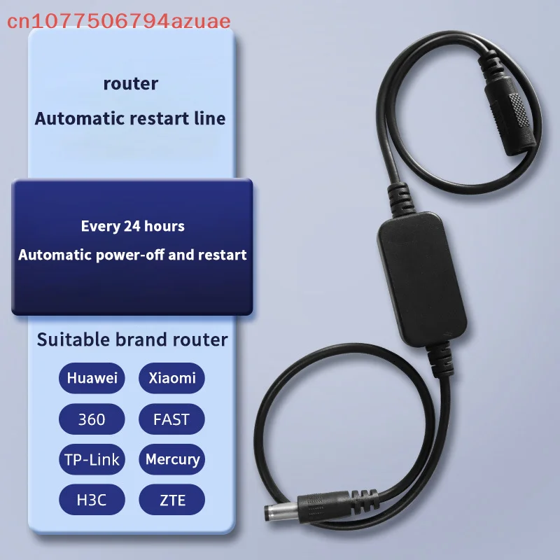 

24-Hour Timed Power-Off Reset Controller Optical Modem Reboot Cable Router Reboot Cable WiFi Auto RestarterUniversal Box