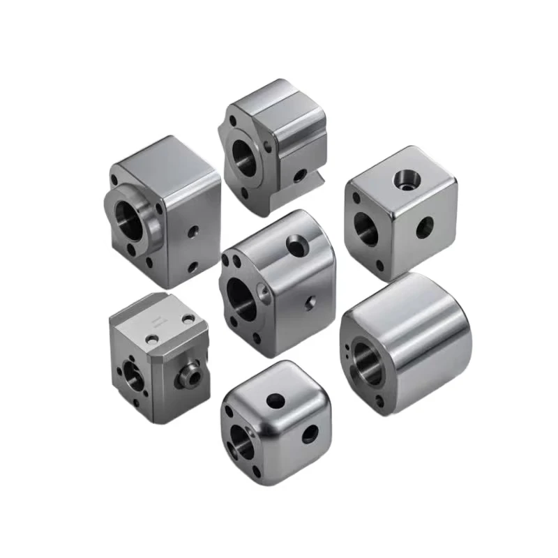 

Customized stainless steel/aluminum alloy precision CNC machining multi-specification special-shaped hole mechanical block kit