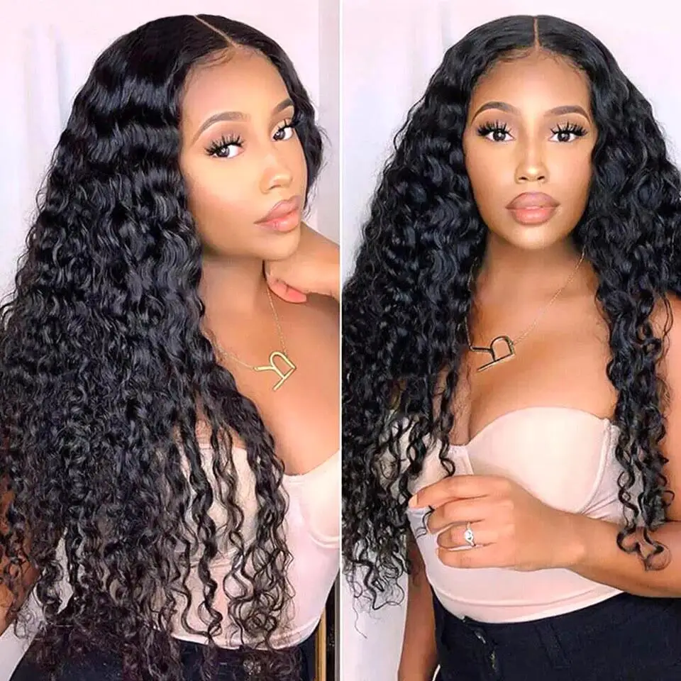 Brazilian Deep Wave 5x5 Lace Closure 8-22 Inches Human Hair Closure Remy 13x4 Lace Frontal Free Shipping Trendy Beauty Hair