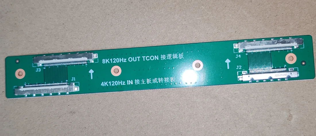 

8K 120HZ OUT T-CON 4K 120HZ IN LED tv t-con board logic board tested, physical photos taken