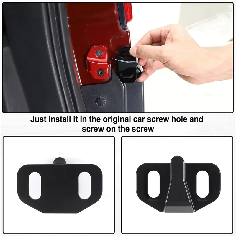 مشبك قفل الباب الخلفي لتويوتا FJ كروزر 2007-2021 مزلاج الباب الخلفي وقف الوفير قفل الباب الخلفي مشبك خارجي