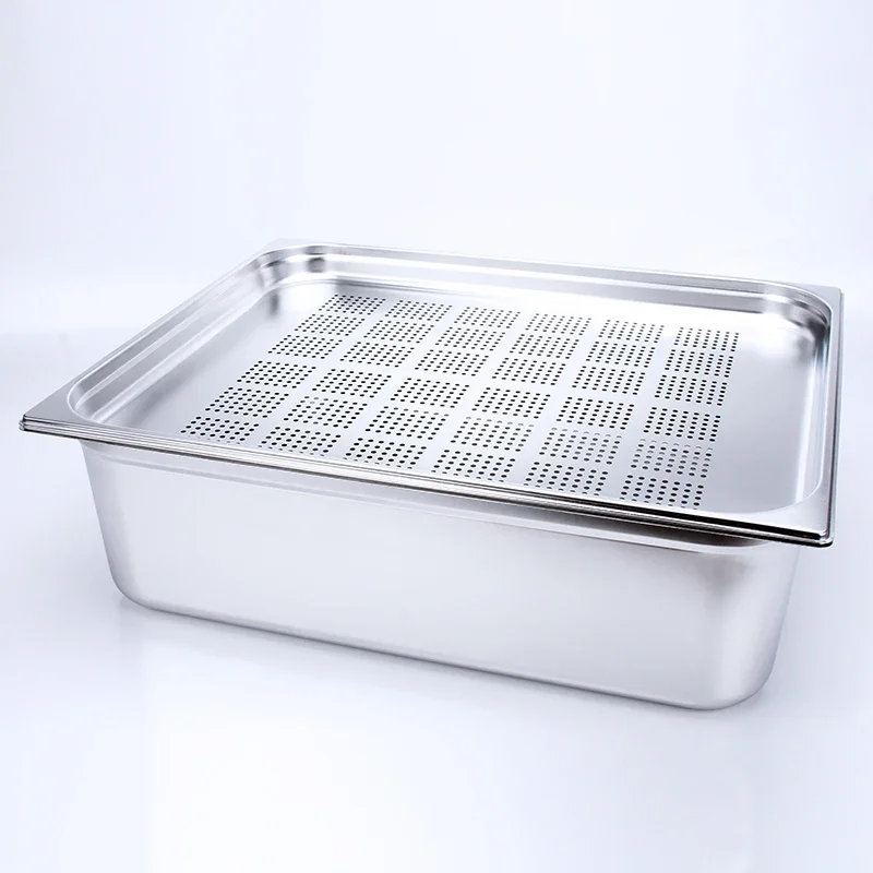 

'Full Sizes EU US Style Food Container Stainless Steel Steam Table Pan Perforated GN Pans