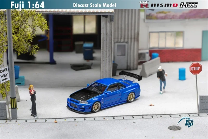 Fuji 1:64 Skyline R34 GT-R Nismo Z-Tune Limited699 Diecast Model Car