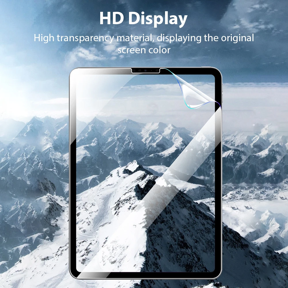 Hydrogel Film For Ipad Pro 13 11 12.9 M4 Air 5 4 Screen Protector For Ipad 10 9 9th 10th Generation 10.9 8th 10.2 Accessories