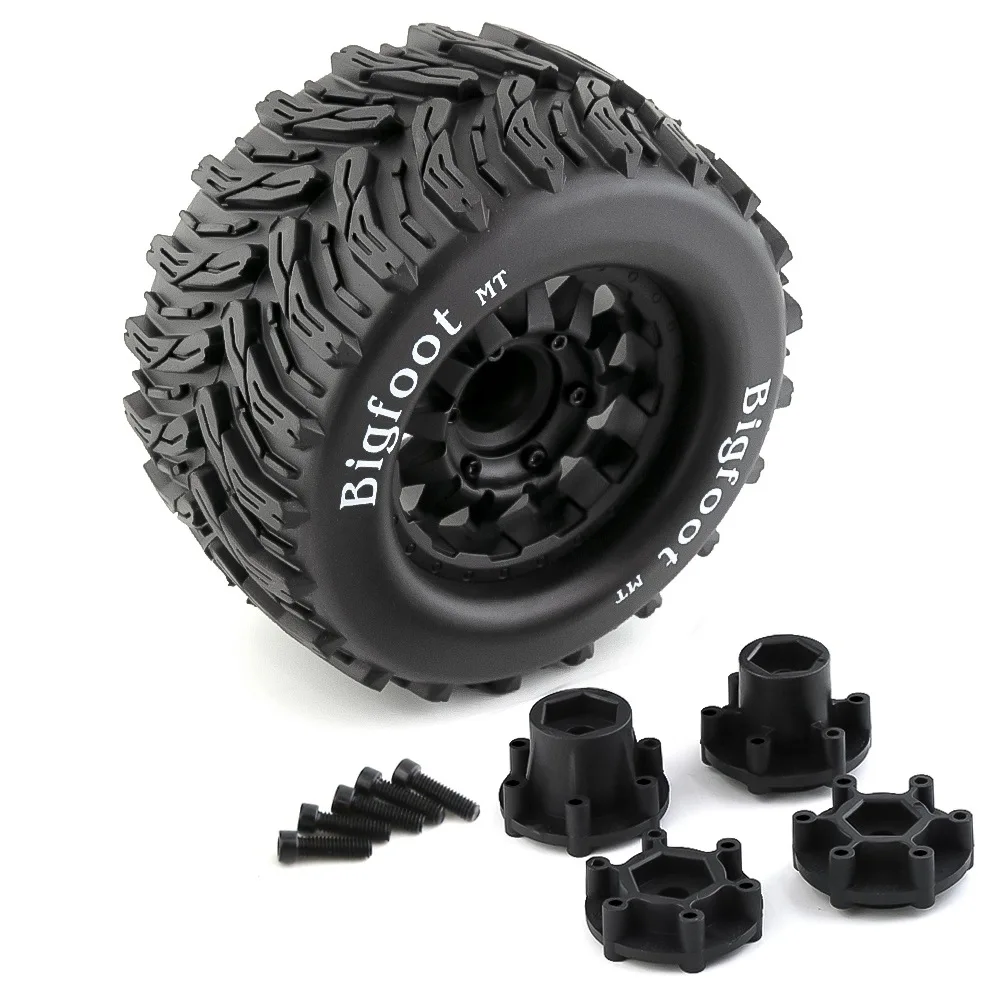 2PCS 12/14mm Tires Wheel Hub for RC Car 1/10 Monster Truck Off-road Traxxas TRX4 Axial SCX10 HPI HSP Tamiya Kyosho Arrma HOBAO