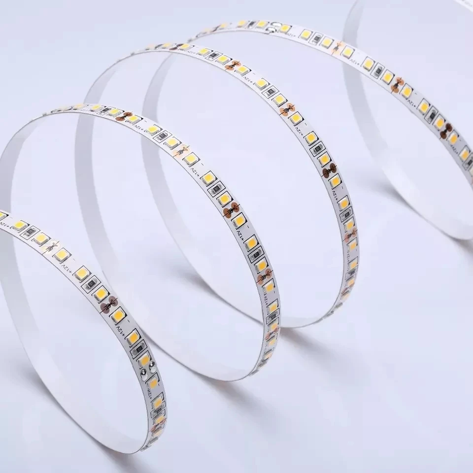 

Free Shipping 120led/m LED Strip Lights 4000-4500K DC24V SMD 2835 Flexible Tape Light , High Density 600 LEDs Decoration