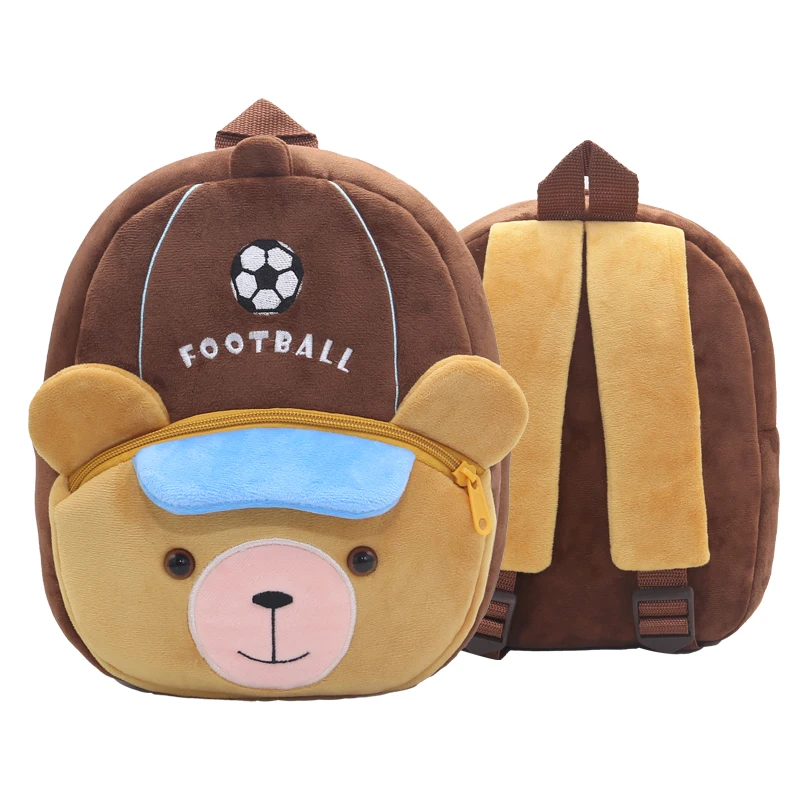 Cute Children\'s Backpack Plush Material Backpack for Boys and Girls Cartoon Animal Games Series Schoolbag Baby Backpack2-4 Years