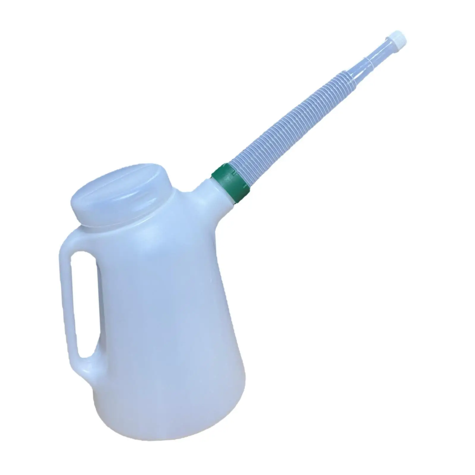 5L Oil Pot with Ergonomic Handle Dustproof Cap PP Measuring Container for Car Motorcycle Boat Oil Change