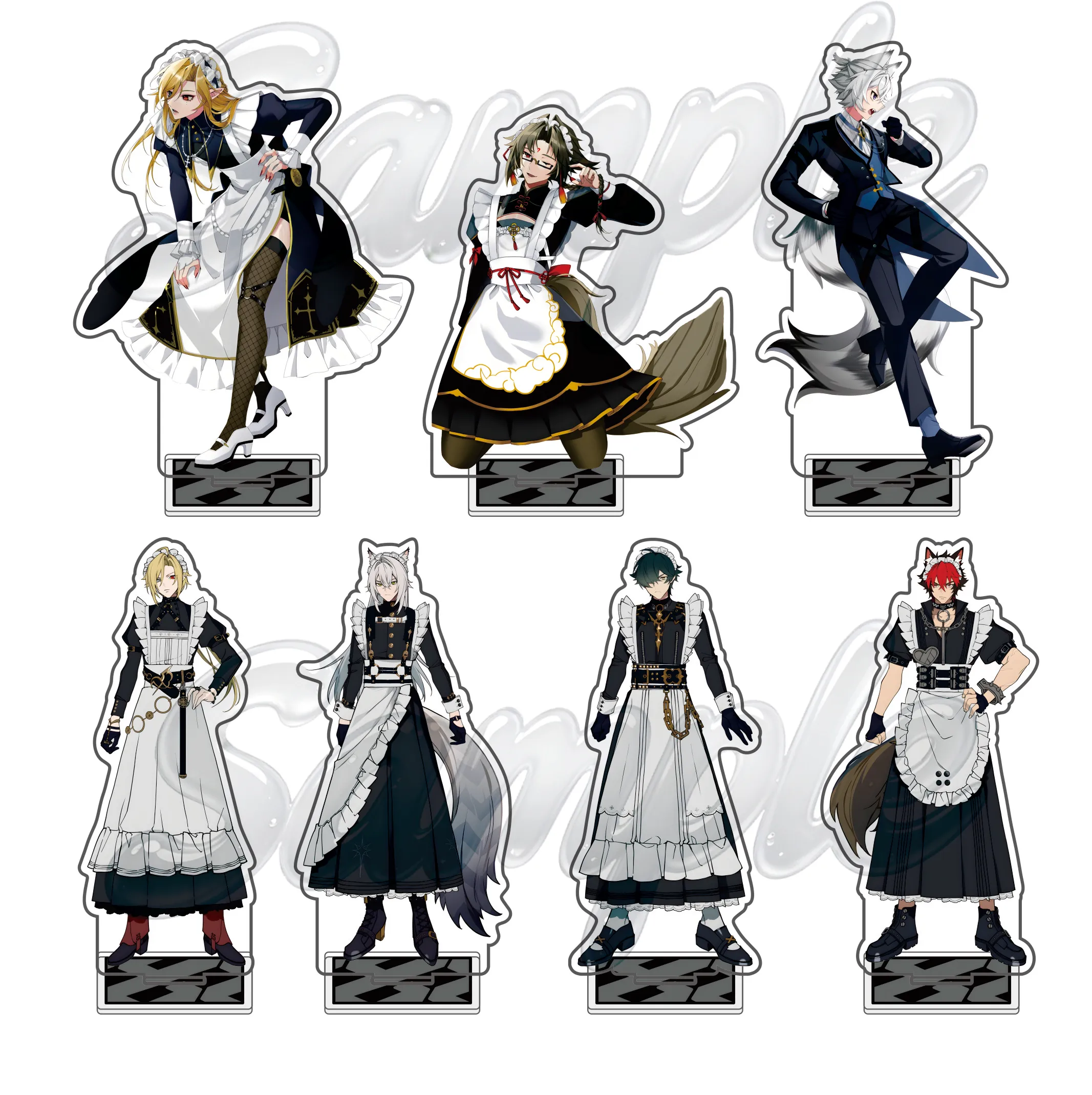 Game Zenless Zone Zero ZZZ Acrylic Stand/Keychain Tabletop Decorations Accessories Decor Gifts Exquisite Products Elegant goods