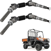 Pair Left Right Rear Axles for Kubota RTV900, Kubota RTV1100, Kubota RTV1140 2005-2020 Replace K7711-12334 K7711-12330