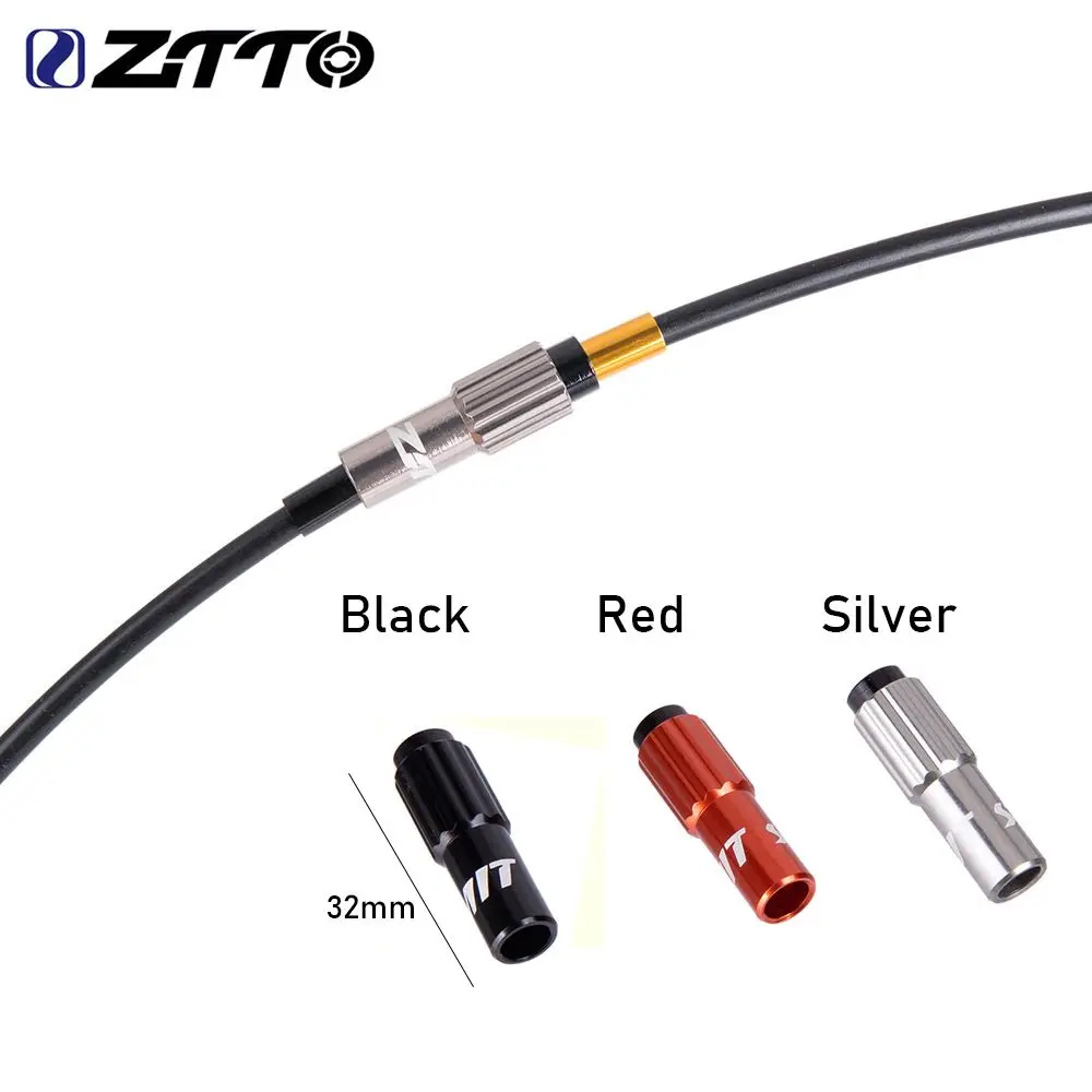 1 pc ZTTO Adjustable Screws MTB Bike Brake Cable Gear Shift Connector Road Bike Shifter Cable Line Parts Regulator Housing Caps