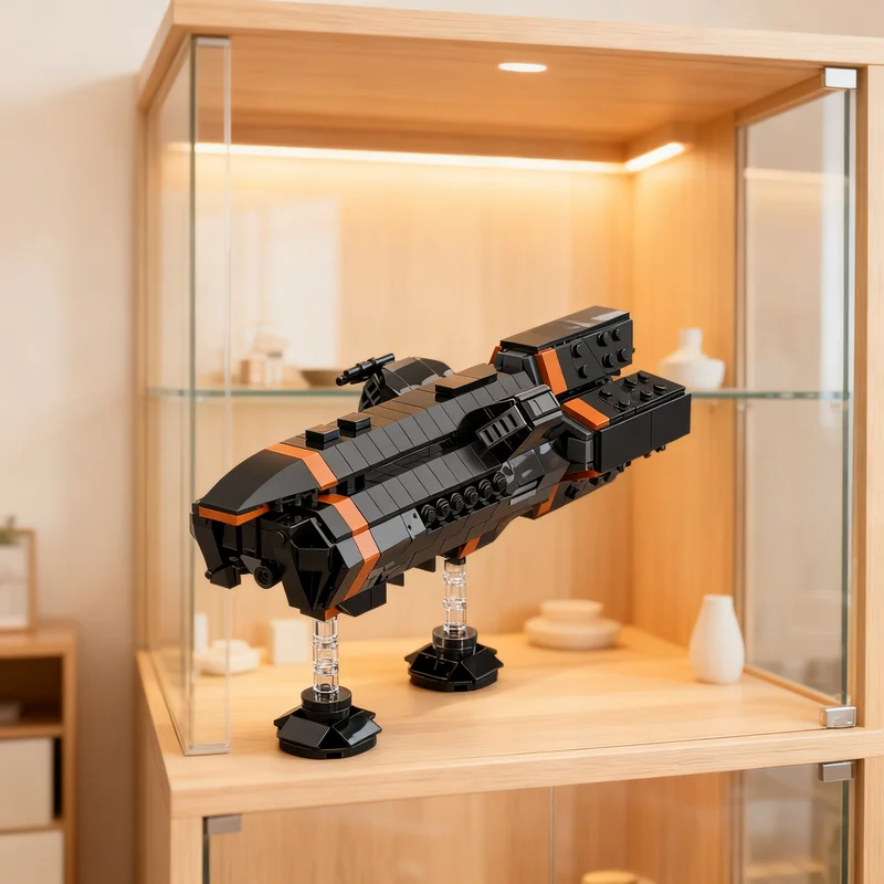 602pcs MOC MCRN Scirocco 1 900 Model Building Blocks Architecture Toy Christmas Gift Brick Collection Education Display DIY