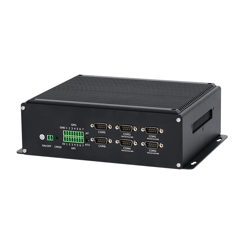 Industrial PC Intel i5-14450HX i7-13650HX 6x RS232/422/485 14xGPIO 4x HDMI 8x USB 2x LAN WiFi 4G/5G LTE Win10/11 Linux DC9V-36V